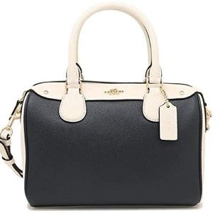 Coach NWT Navy & White Satchel/Crossbody Bag